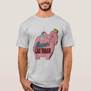 T-shirt superbe de station de lavage