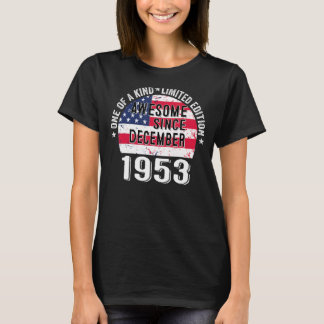 T-shirt Superbe Depuis Décembre 1953 Vintage 69 Ans U