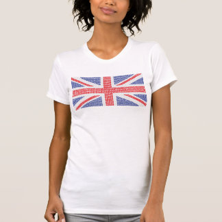 T-shirt superbe d'Union Jack de points