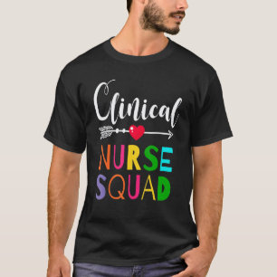 T-shirt Superbe équipe d'infirmière clinique collègue drôl
