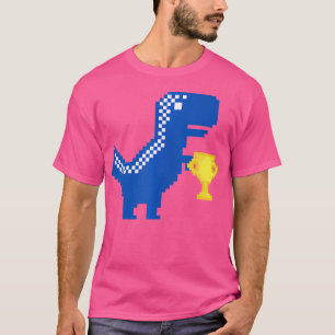 T-shirt Superbe gagnante Dinosaur Champion Trophée T-Rex D