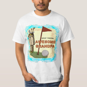 T-shirt Superbe Grandpa Golf