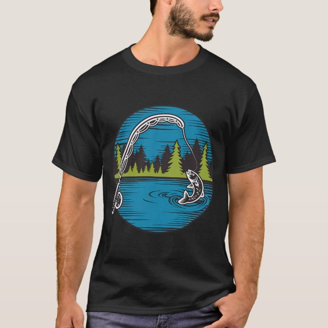 T-shirt Superbe prise de brochet (Devant)