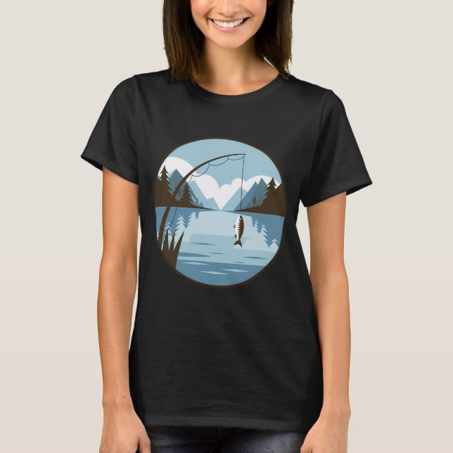 T-shirt Superbe prise de brochet (Devant)