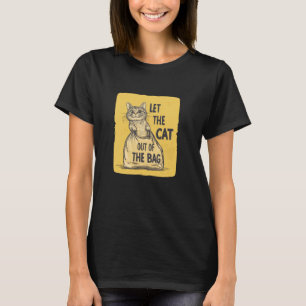 T-shirt Superbe Sac de Chat Idiome Costume pour Adultes et