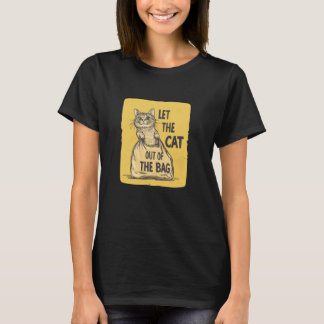 T-shirt Superbe Sac de Chat Idiome Costume pour Adultes et