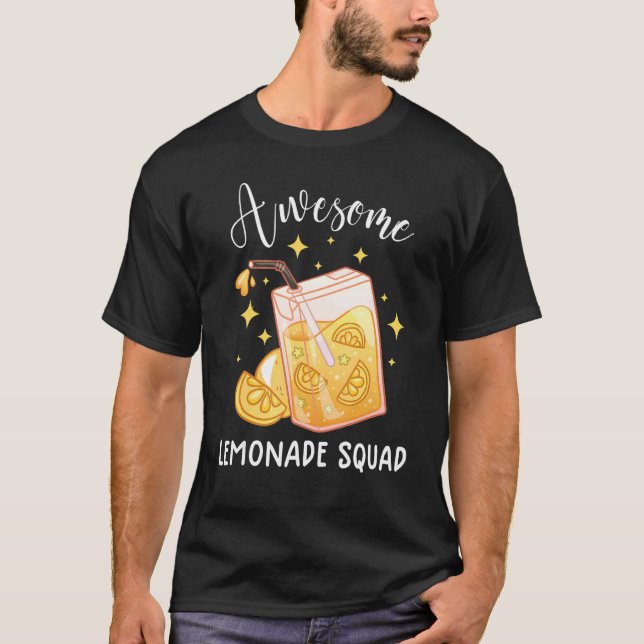 T-shirt Superbe Squad de Lemonade Drôle jus de citron Lemo (Devant)