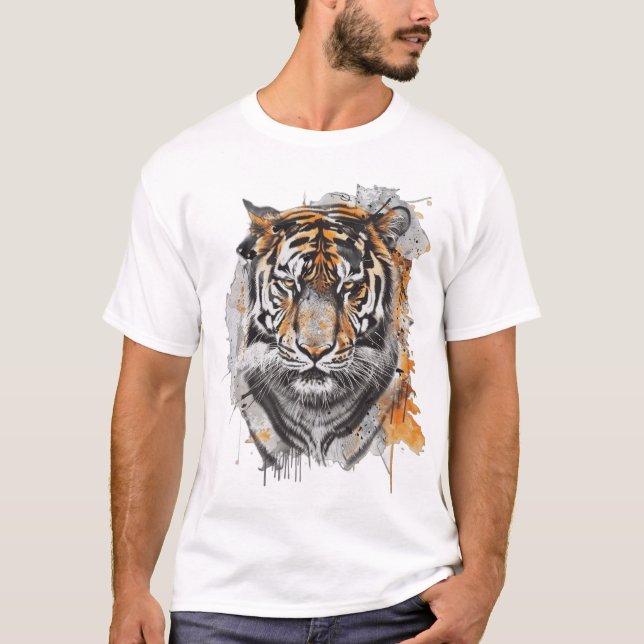T-shirt Superbe tigre royal du Bengale  (Devant)
