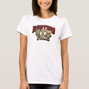 T-shirt Superbe VISAGE DE SALLE DE SPORT AU REPOS Design O