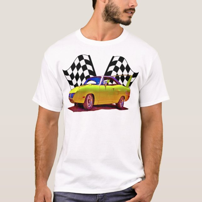 T-shirt Superbird et drapeaux croisés (Devant)