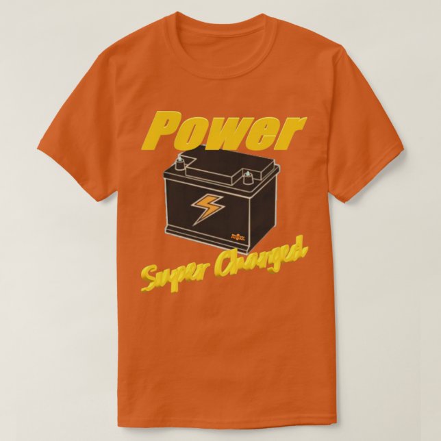 T-shirt Supercharged POWER by mxx (Design devant)