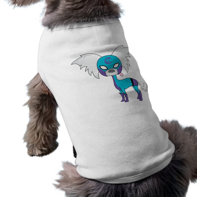 T-shirt SuperCresteds - Captain Crestie - Pet Tee (Dos)