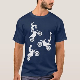 T-shirt Supercross Dirt Vélo Stunts Vélo Roue
