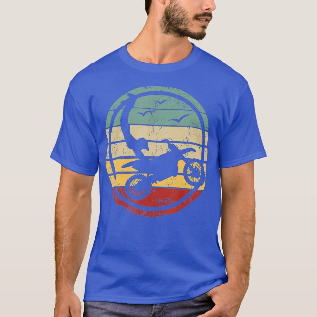 T-shirt Supercross vintage Motocross Freestyle (Devant)