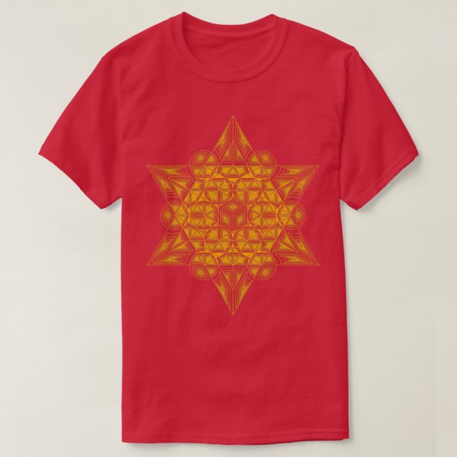 T-shirt Supercube Sacré jaune (Design devant)
