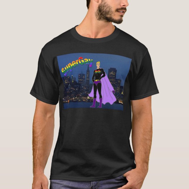 T-shirt SuperGay San Francisco (Devant)