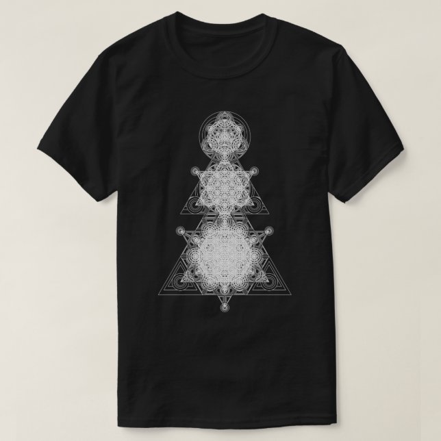 T-shirt Supergéométrie triangulaire (Design devant)