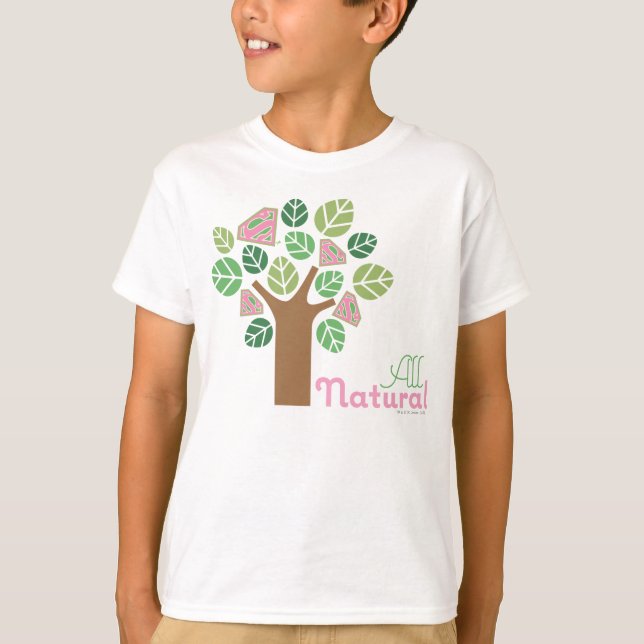 T-shirt Supergirl All Natural Tree (Devant)
