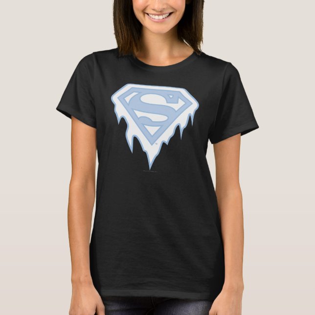 T-shirt Supergirl Blue Logo (Devant)