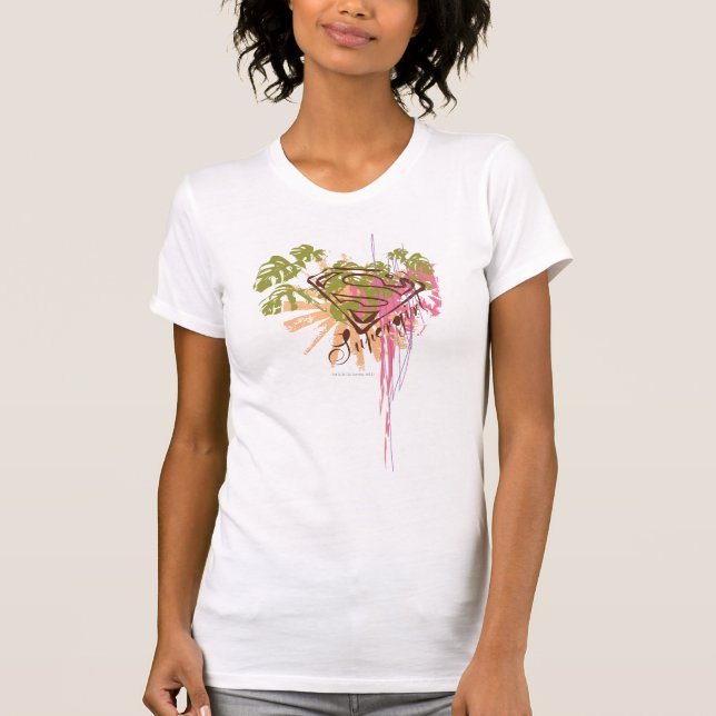 T-shirt Supergirl Color (Devant)