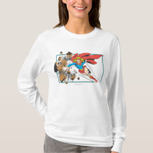 T-shirt Supergirl détruit Boulder