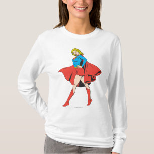 T-shirt Supergirl frappe un poteau