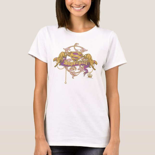 T-shirt Supergirl Golden Cat 2 (Devant)