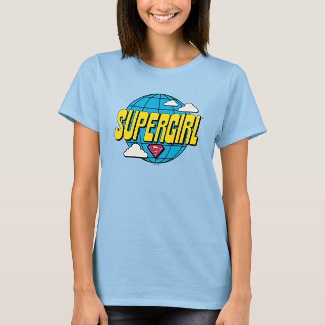 T-shirt Supergirl Graphique Pop Global (Devant)