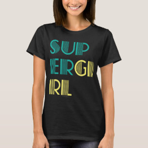 T-shirt Supergirl Green and Yellow