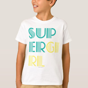T-shirt Supergirl Green and Yellow