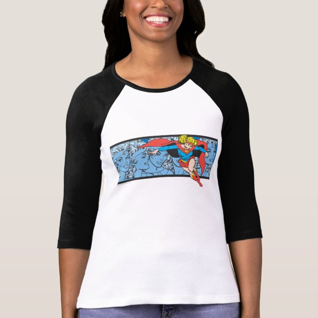 T-shirt Supergirl Head Shots (Devant)