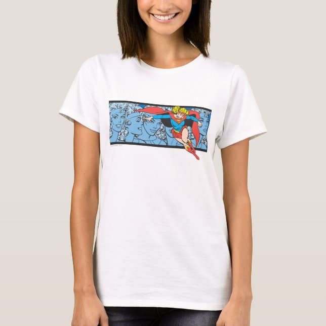 T-shirt Supergirl Head Shots (Devant)