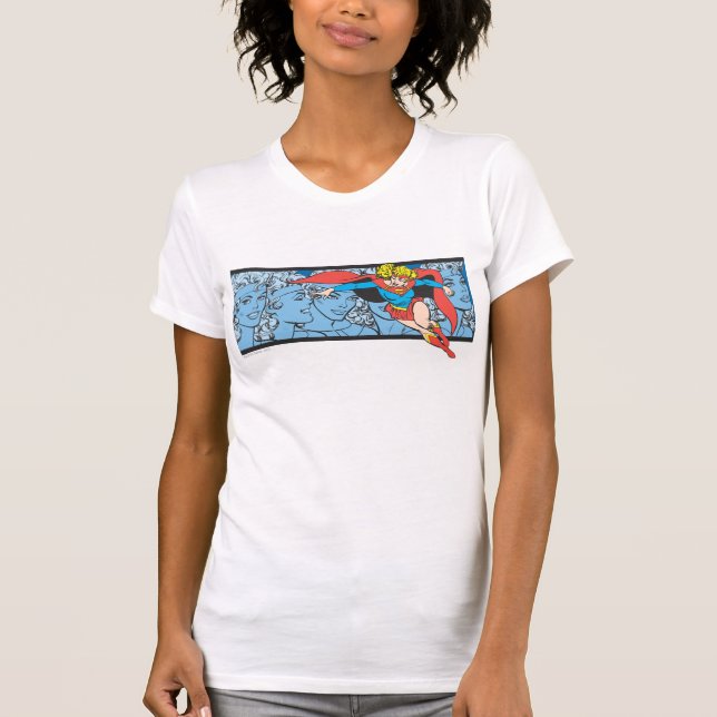 T-shirt Supergirl Head Shots (Devant)