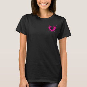 T-shirt Supergirl Hearts Motif diagonal