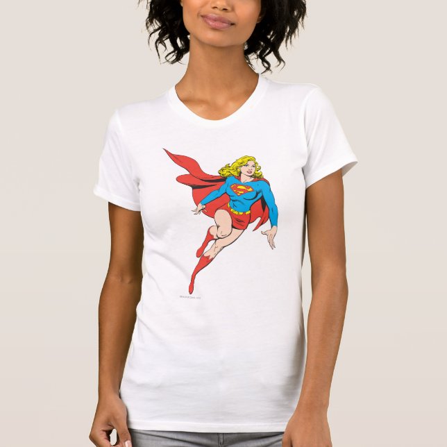 T-shirt Supergirl on the Move (Devant)