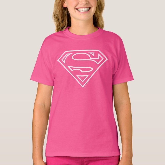 T-shirt Supergirl Outline S-Shield (Devant)