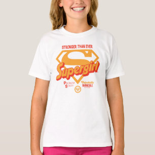 T-shirt Supergirl plus forte que jamais Retro Graphic