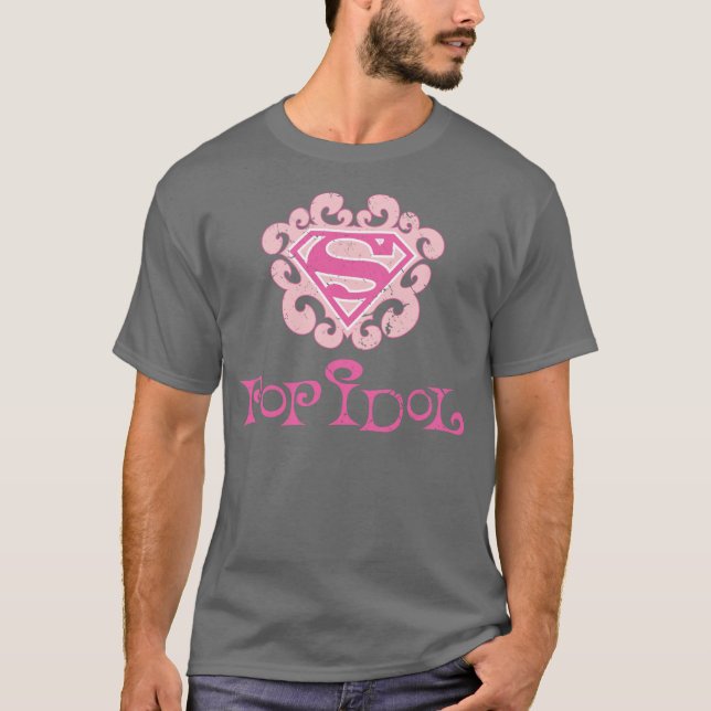 T-shirt Supergirl Pop Idol (Devant)