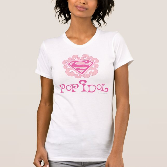 T-shirt Supergirl Pop Idol (Devant)