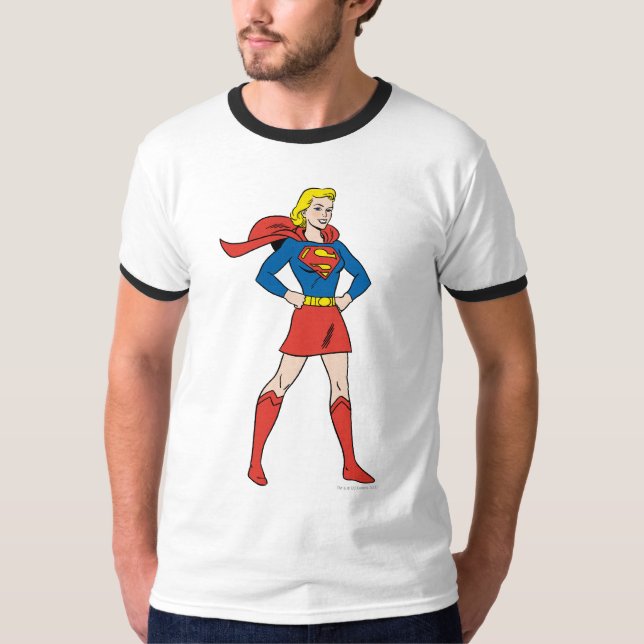 T-shirt Supergirl Pose 7 (Devant)