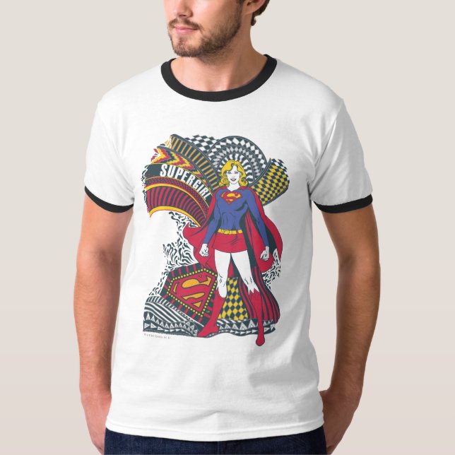 T-shirt Supergirl Random World 1 (Devant)