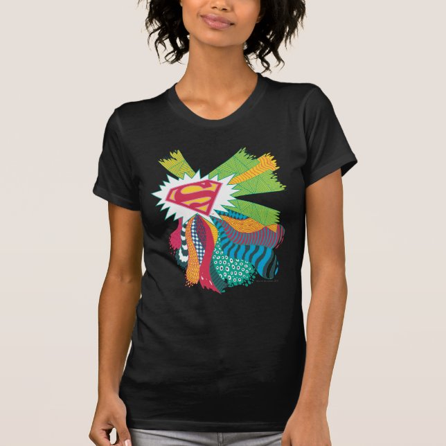 T-shirt Supergirl Random World 3 (Devant)
