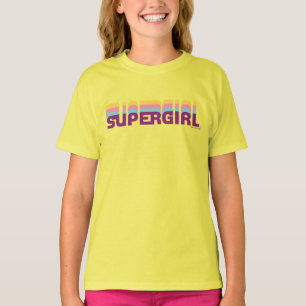 T-shirt Supergirl Retro Colorshift Graphic