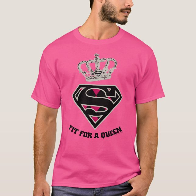 T-shirt Supergirl S-Shield "Adapté Pour Une Reine" (Devant)