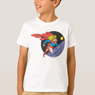 T-shirt Supergirl saute dans l'espace
