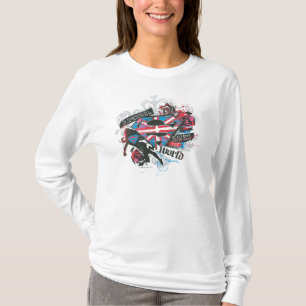 T-shirt Supergirl sauve le monde