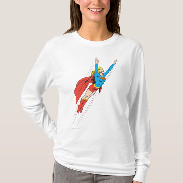 T-shirt Supergirl Soars High (Devant)