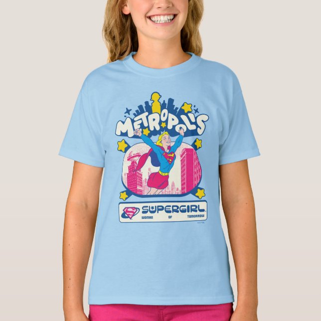 T-shirt Supergirl Super Pop Woman of Tomorrow (Devant)