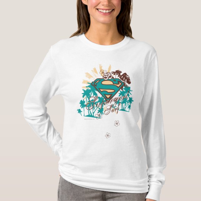 T-shirt Supergirl Surf (Devant)