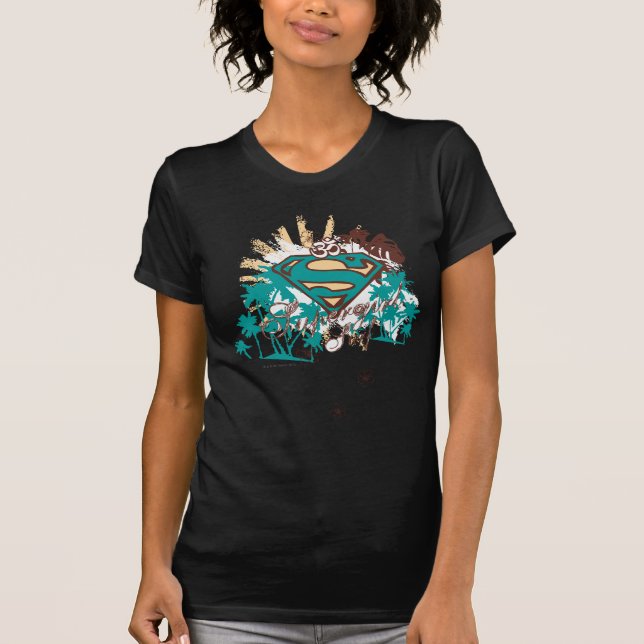 T-shirt Supergirl Surf (Devant)